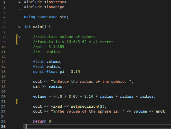 Sphere Volume Preview